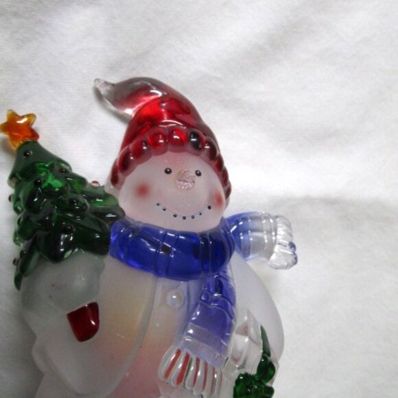 SNOWMAN NIGHT LIGHT PRE OWNED WORKS - Picture 5 of 5
